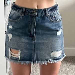 Forever 21 Jean Skirt
